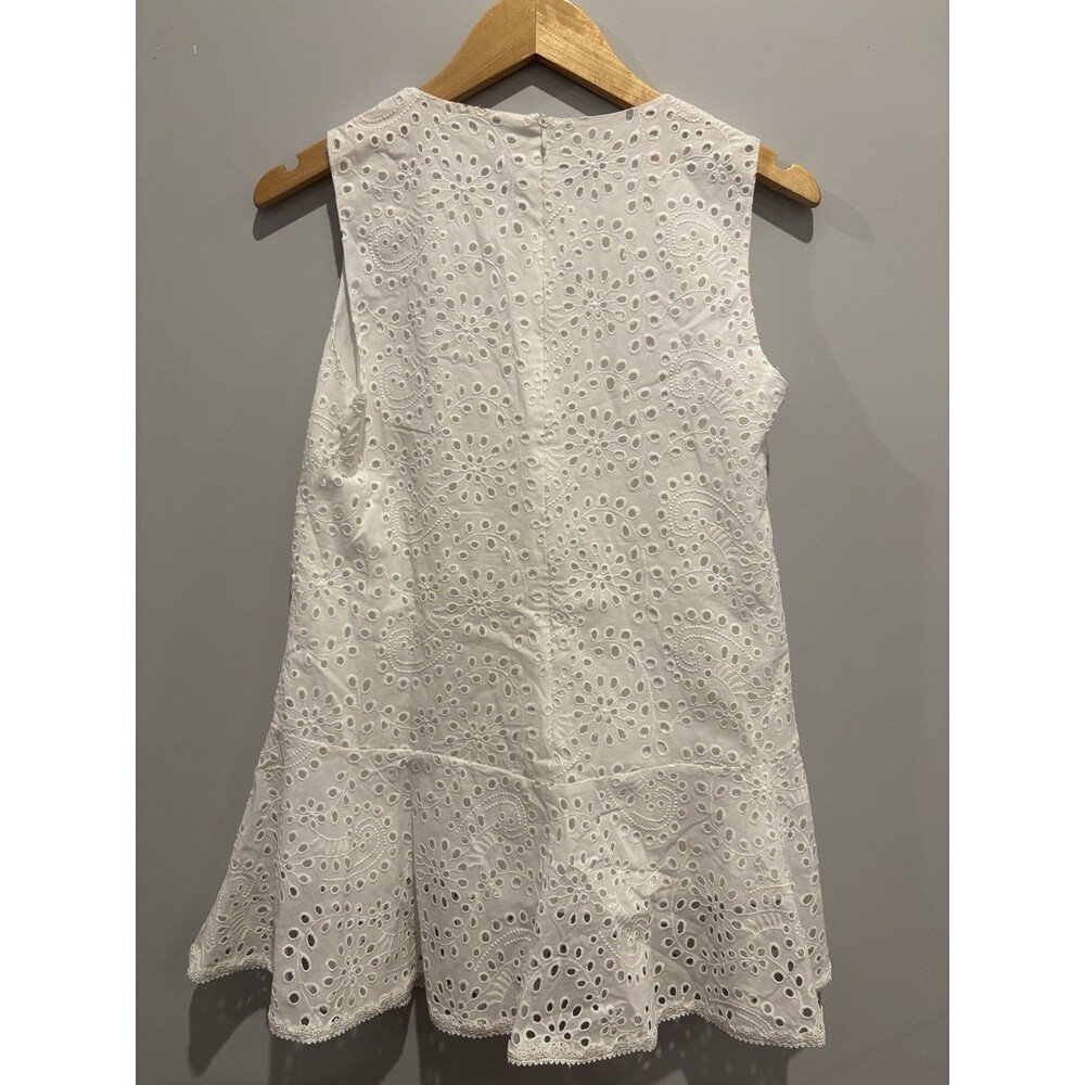 Kobi Halperin Leora White Eyelet Mini Dress Size XS NWOT - Picture 10 of 11
